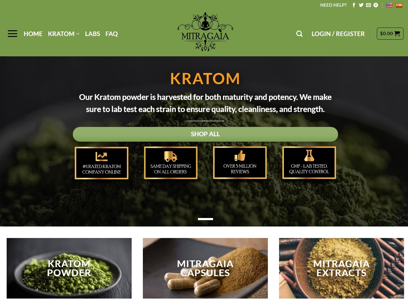 Mitragaia Best Expensive Kratom Vendor Homepage